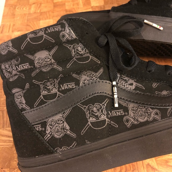 Rare Star Wars Vans Sk8-Hi Darth Vader Darkside - Picture 3 of 8